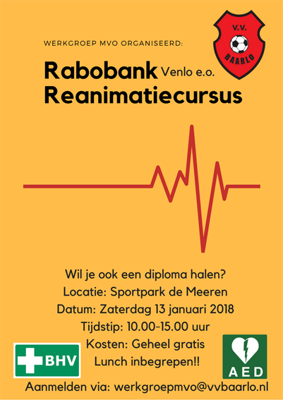 2018 poster MVO reanimatiecursus