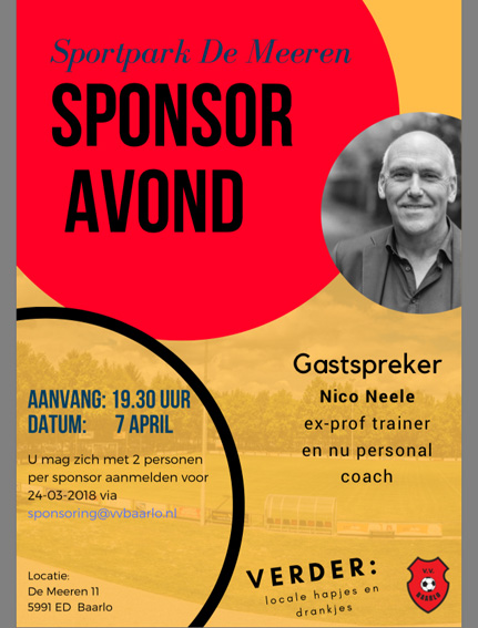 Sponsordag2018vvbaarlo