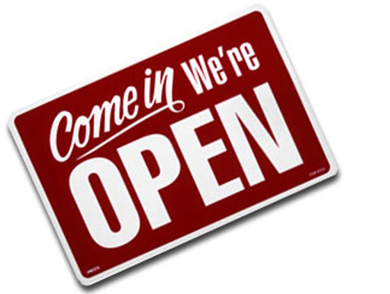 Were open