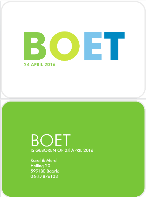 20160424 Geboortekaartje Boet Janssen