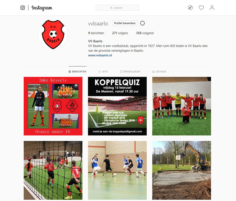 InstagramWebsiteVVBaarlo