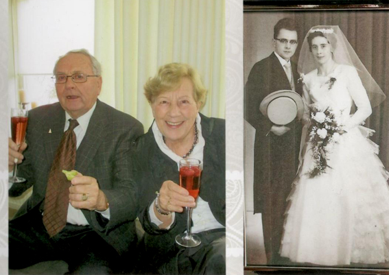 Jeu en Mia Bouten 60 jaar huwelijk