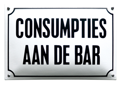 Consumpties aan de bar