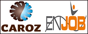 Hoofdsponsors caroz enjob logo